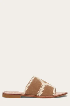 Ava Crochet Slide^Frye Online