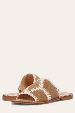 Ava Crochet Slide^Frye Online
