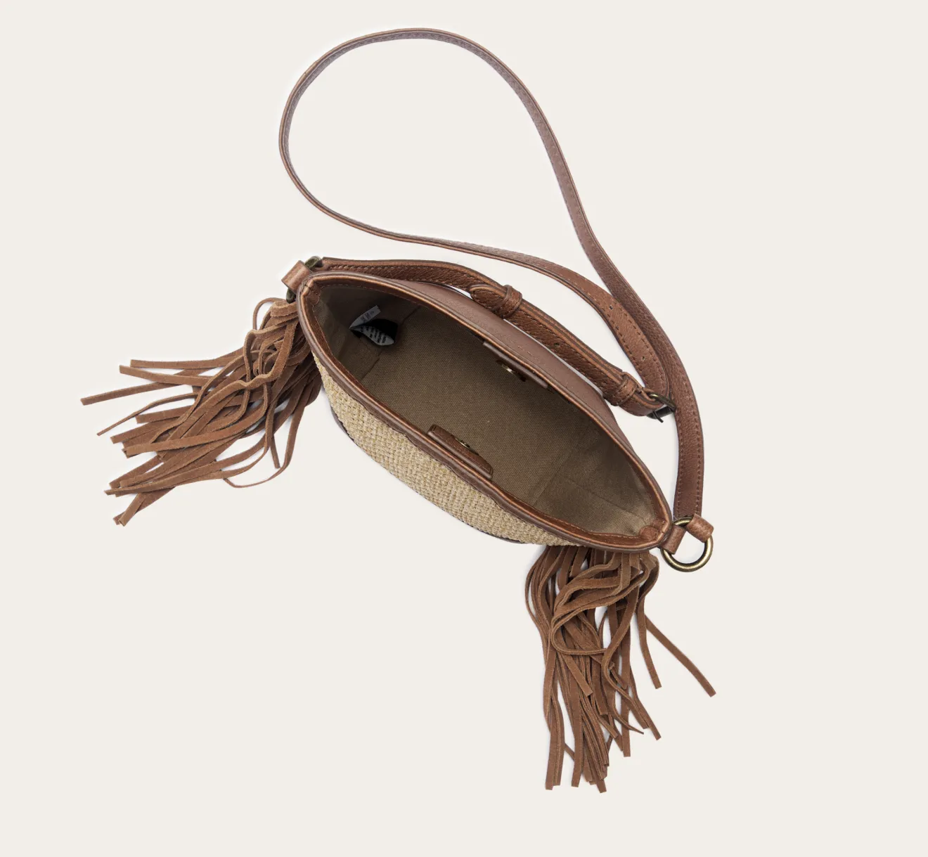 Ava Raffia Mini Bucket^Frye Online