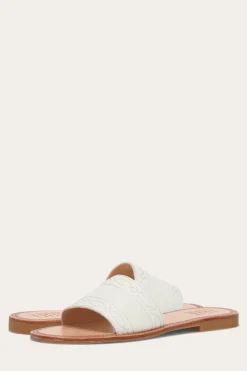 Ava Woodstock Slide^Frye New