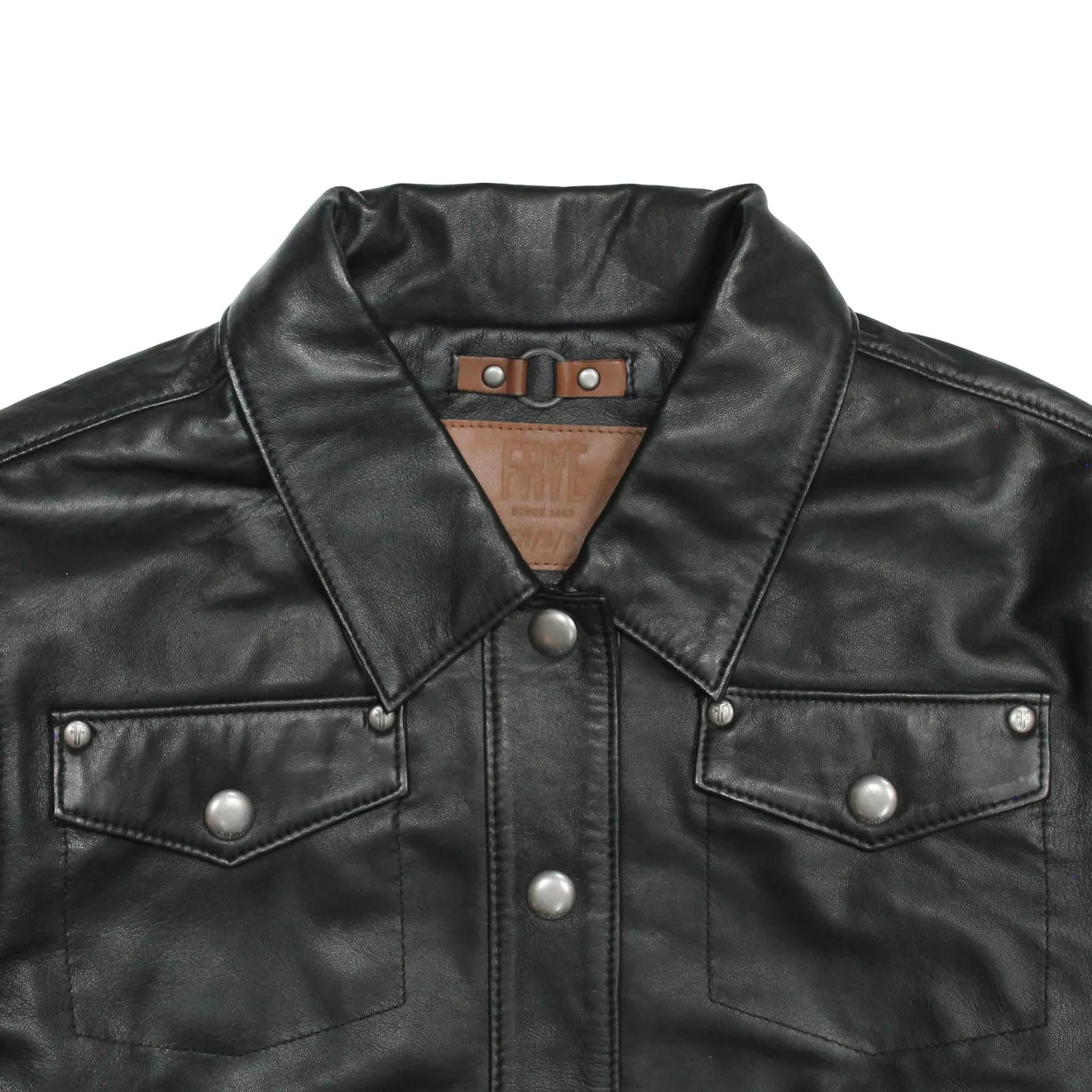 Leather Shirt^Frye Outlet