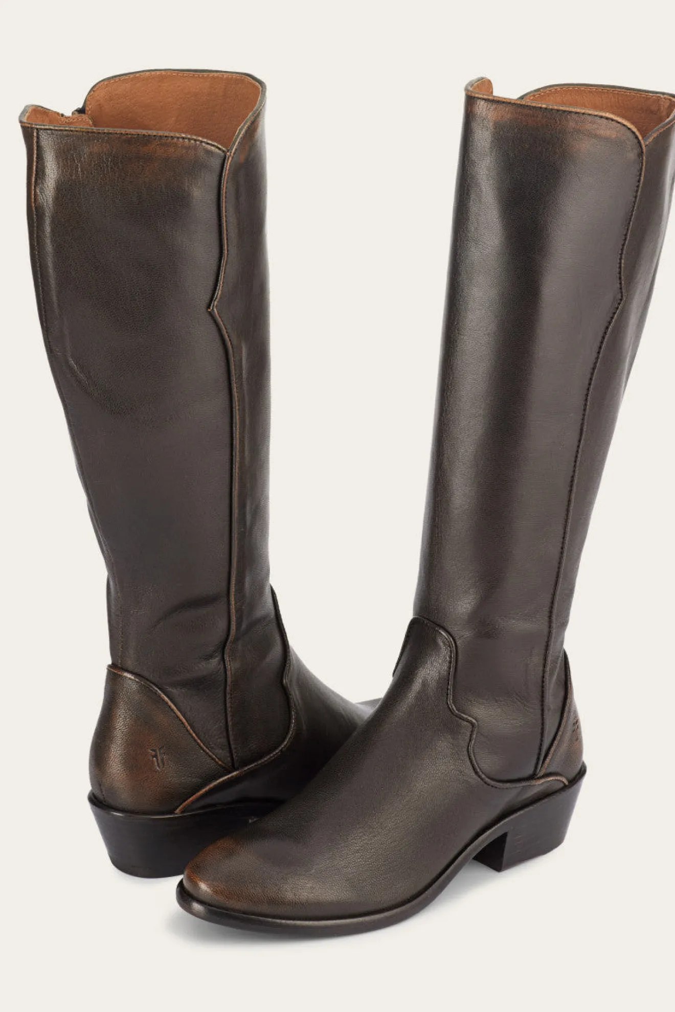 Carson Piping Tall^Frye Outlet