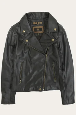 Classic Biker Leather Jacket^Frye Best