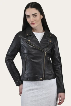 Classic Biker Leather Jacket^Frye Best