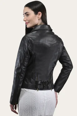 Classic Biker Leather Jacket^Frye Best