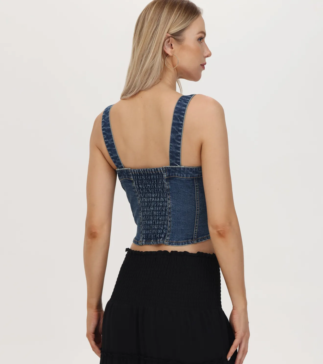 Denim Bustier^Frye Outlet