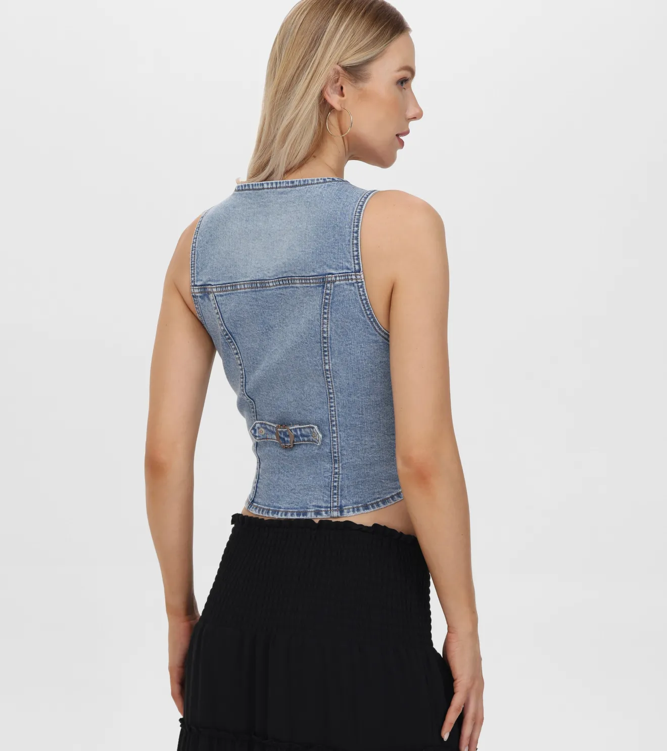 Denim Vest^Frye