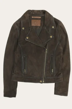 Elegant Biker Leather Jacket^Frye Clearance
