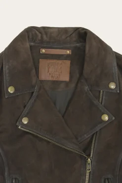 Elegant Biker Leather Jacket^Frye Clearance