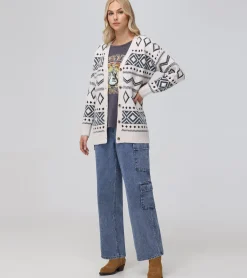 Fairisle Boyfriend Cardigan^Frye Hot