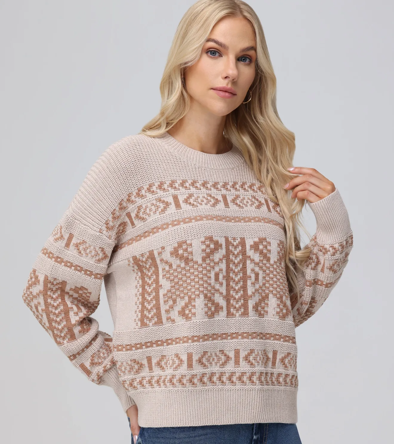 Fairisle Crewneck Pullover^Frye Discount