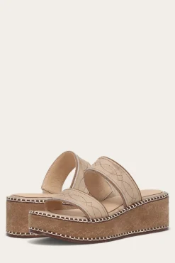 Joy Woodstock 2 Band Platform Slide^Frye Discount