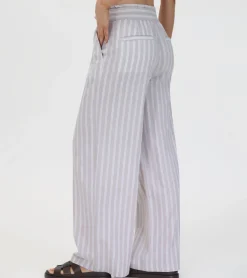 Linen Striped Wide Leg Pant^Frye Online
