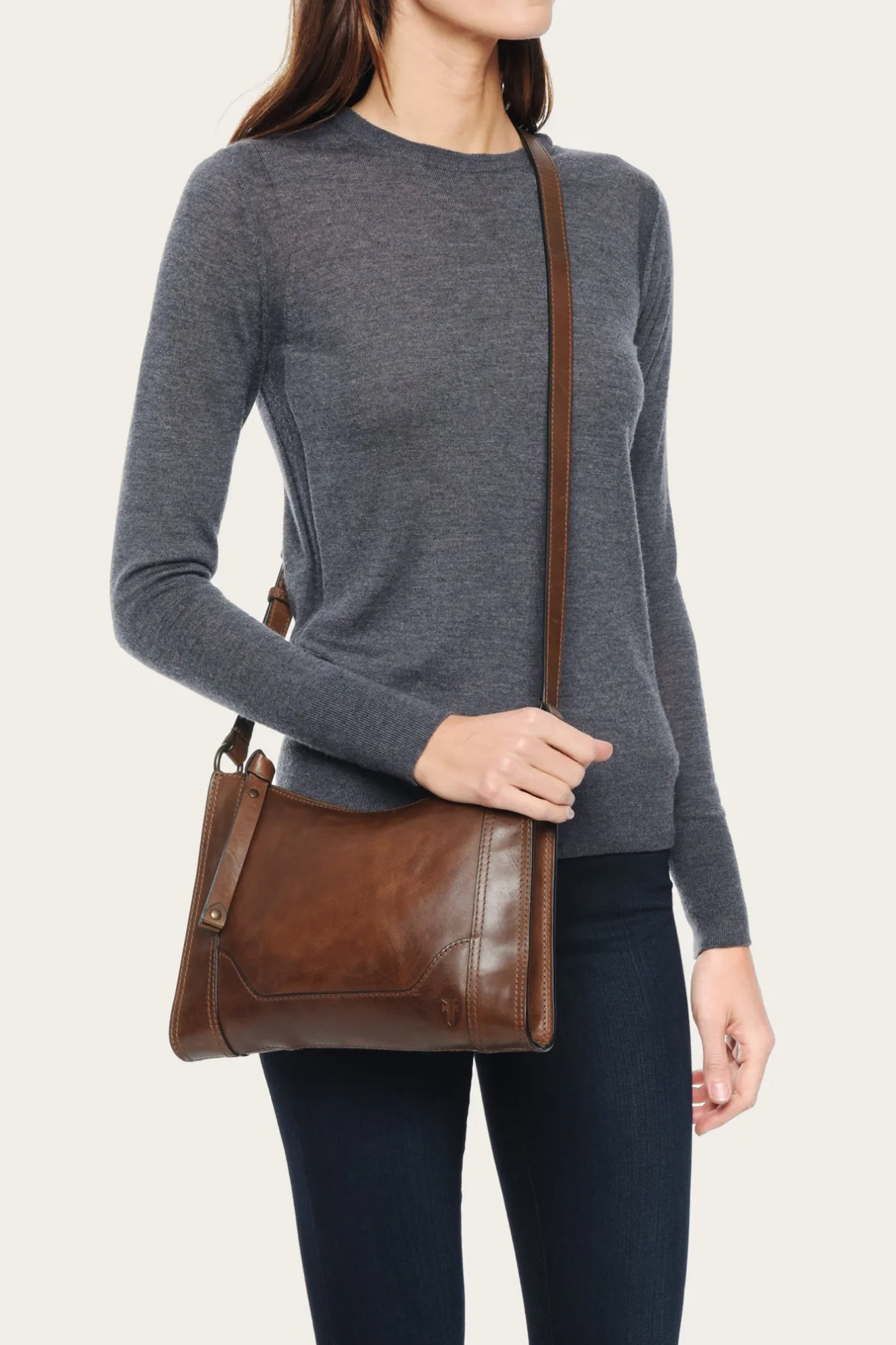 MELISSA ZIP CROSSBODY^Frye