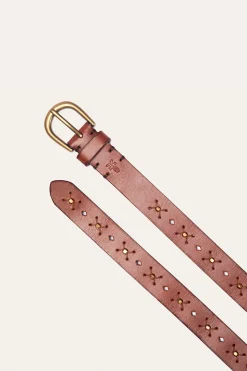 25MM Beaded Perf Belt^Frye Clearance