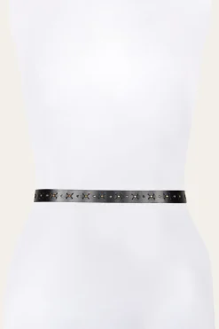 25MM Beaded Perf Belt^Frye Clearance
