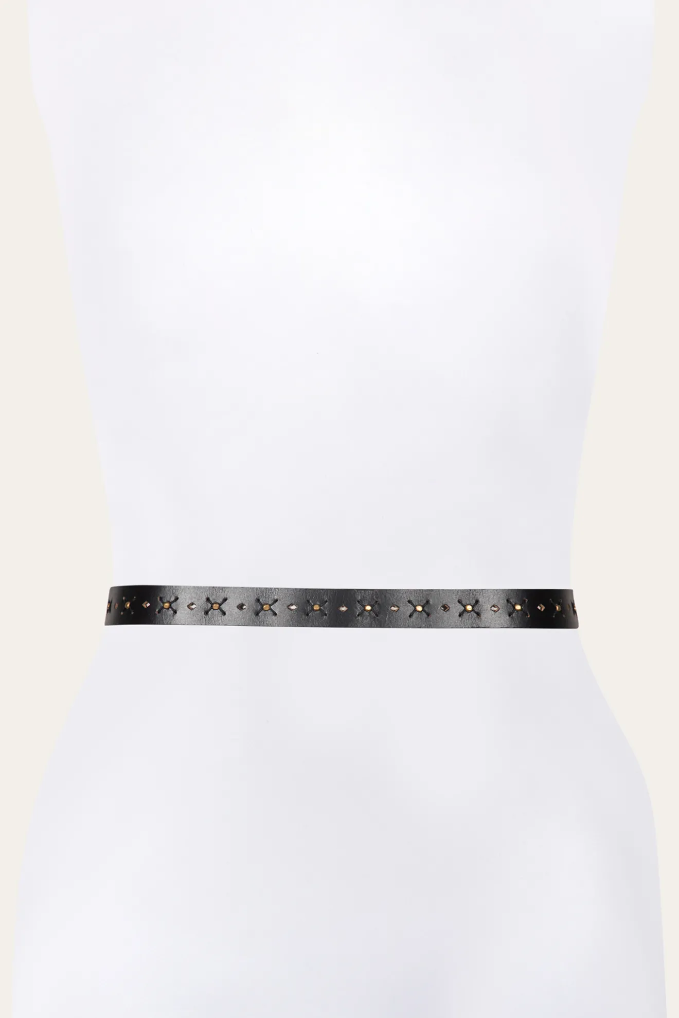 25MM Beaded Perf Belt^Frye Clearance