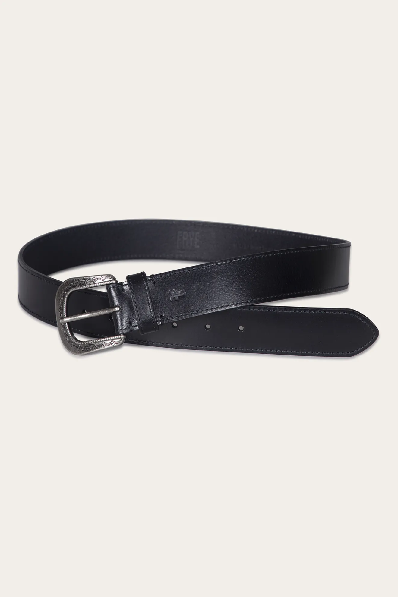 38mm Belt With Engraved Buckle^Frye