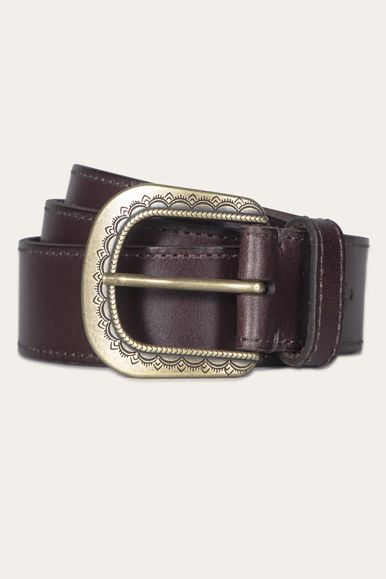 38mm Belt With Engraved Buckle^Frye