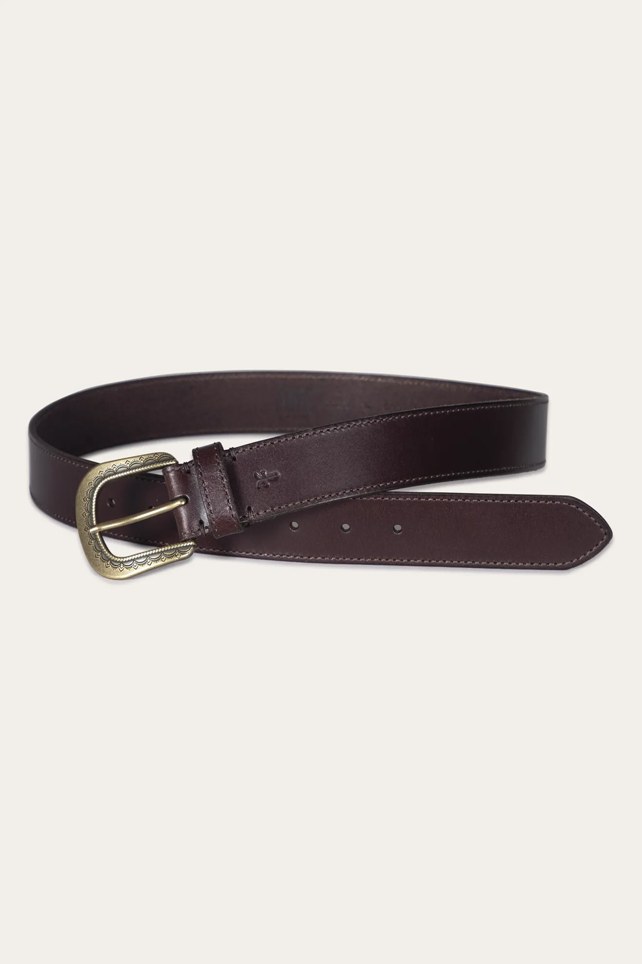 38mm Belt With Engraved Buckle^Frye