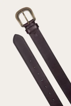 38mm Belt With Engraved Buckle^Frye