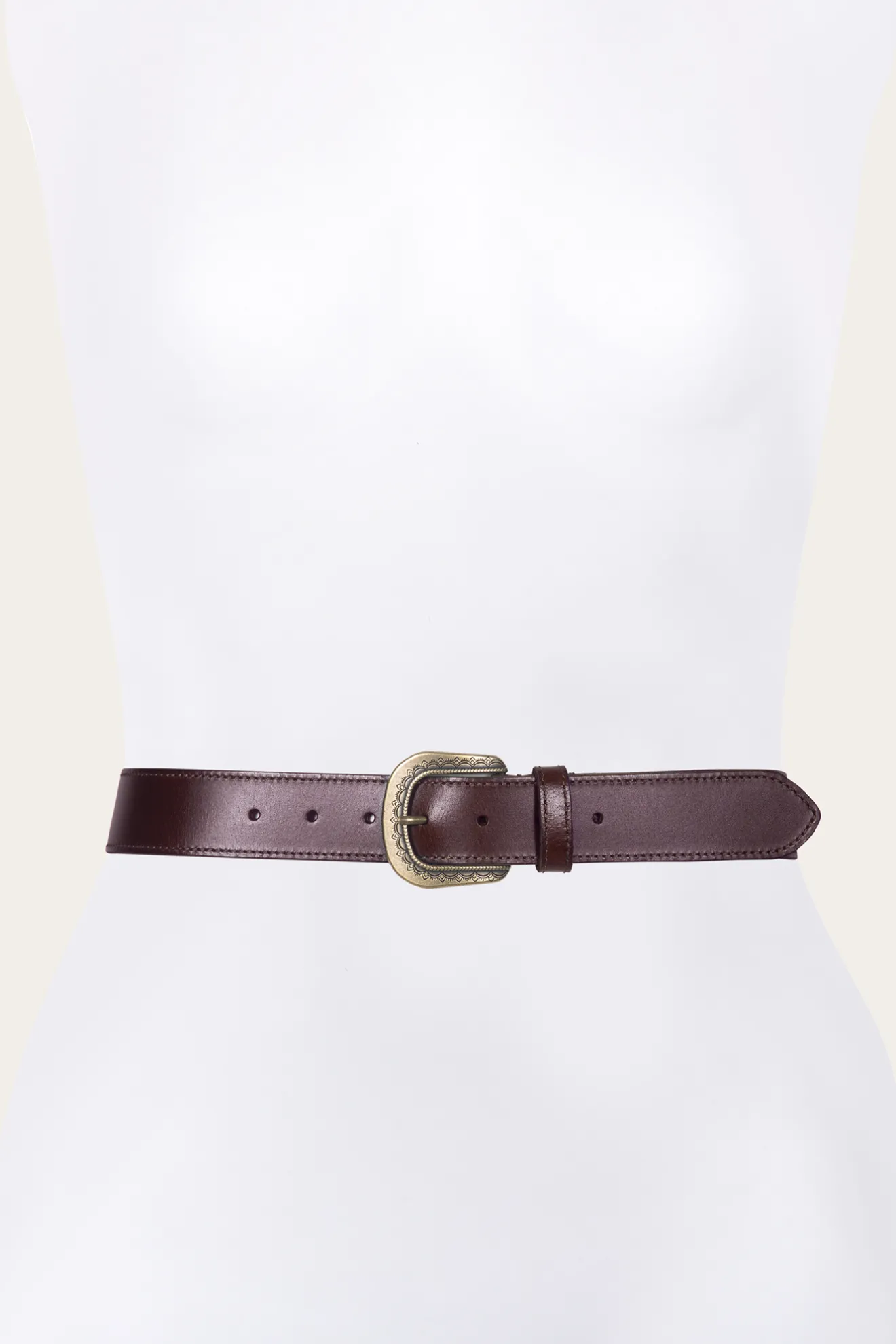 38mm Belt With Engraved Buckle^Frye