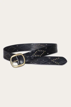 38mm Belt With Southwestern Embossing, Perf & Studs^Frye Discount