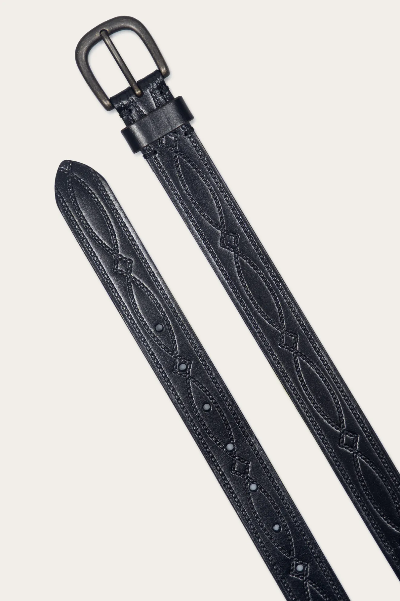 30mm Belt With Western Embossing^Frye Clearance
