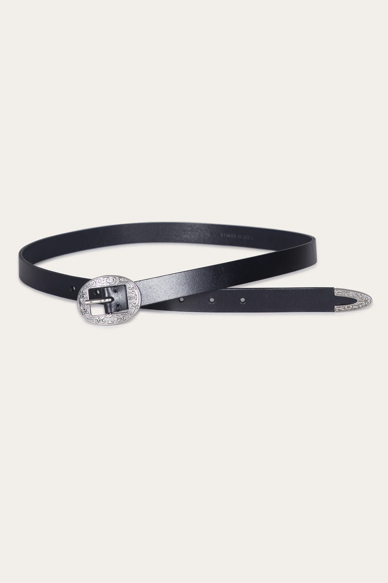 21mm Logo Western Center Bar Belt^Frye Discount