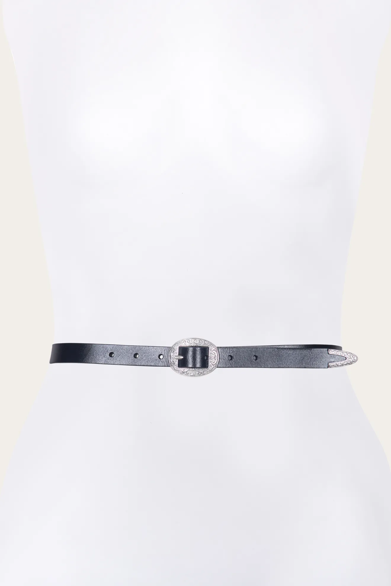 21mm Logo Western Center Bar Belt^Frye Discount