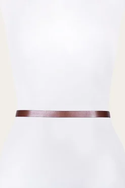 21mm Logo Western Center Bar Belt^Frye Discount