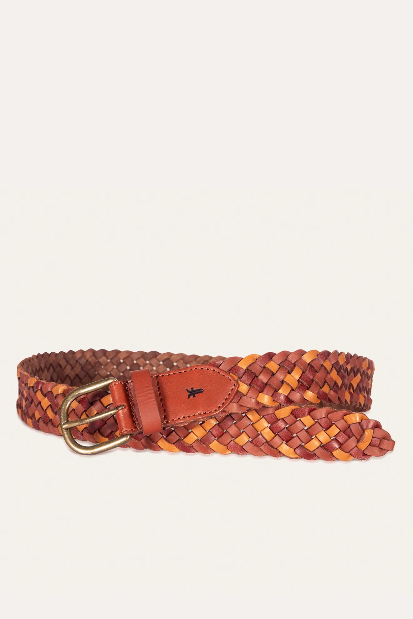 35MM Tonal Woven Leather Belt^Frye Outlet