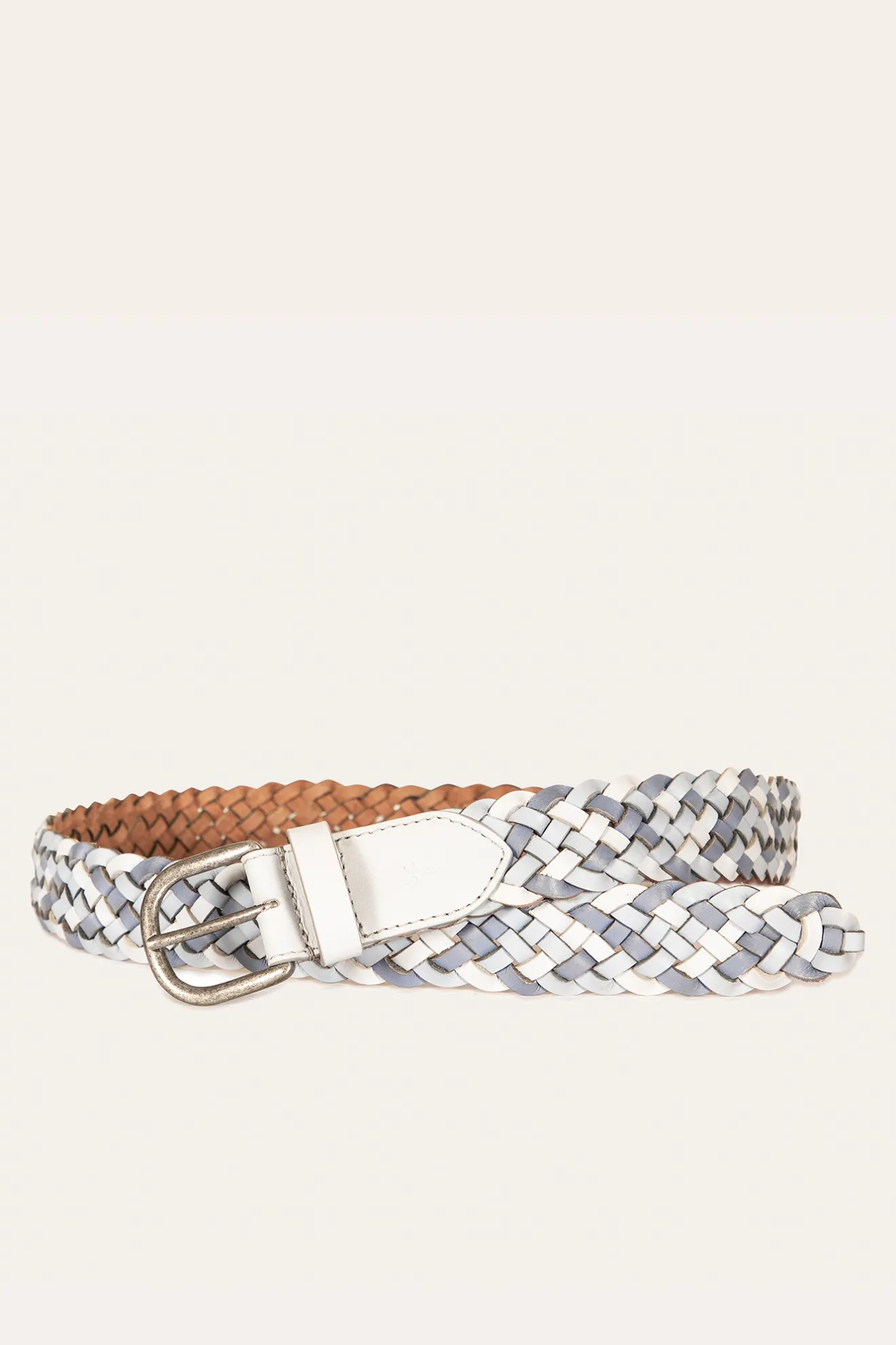 35MM Tonal Woven Leather Belt^Frye Outlet