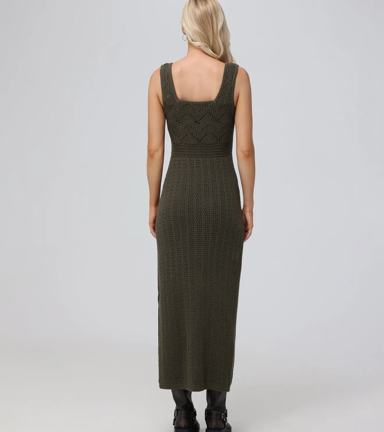 Open Stitch Maxi Sweater Dress^Frye