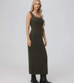 Open Stitch Maxi Sweater Dress^Frye