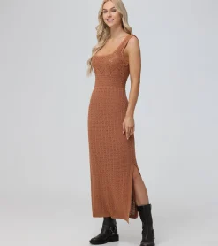 Open Stitch Maxi Sweater Dress^Frye