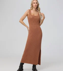 Open Stitch Maxi Sweater Dress^Frye