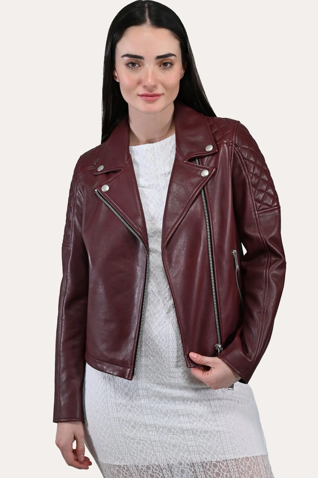 Oxblood Biker Jacket^Frye Outlet