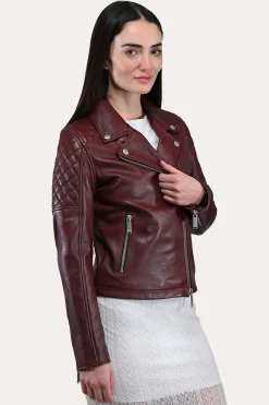 Oxblood Biker Jacket^Frye Outlet