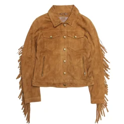 Oxblood Fringed Jacket^Frye Discount