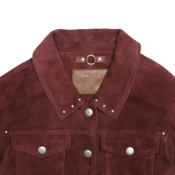 Oxblood Fringed Jacket^Frye Discount