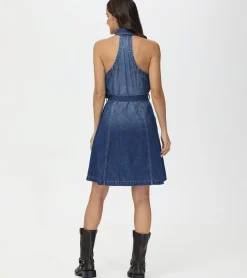 Racerback Denim Dress^Frye
