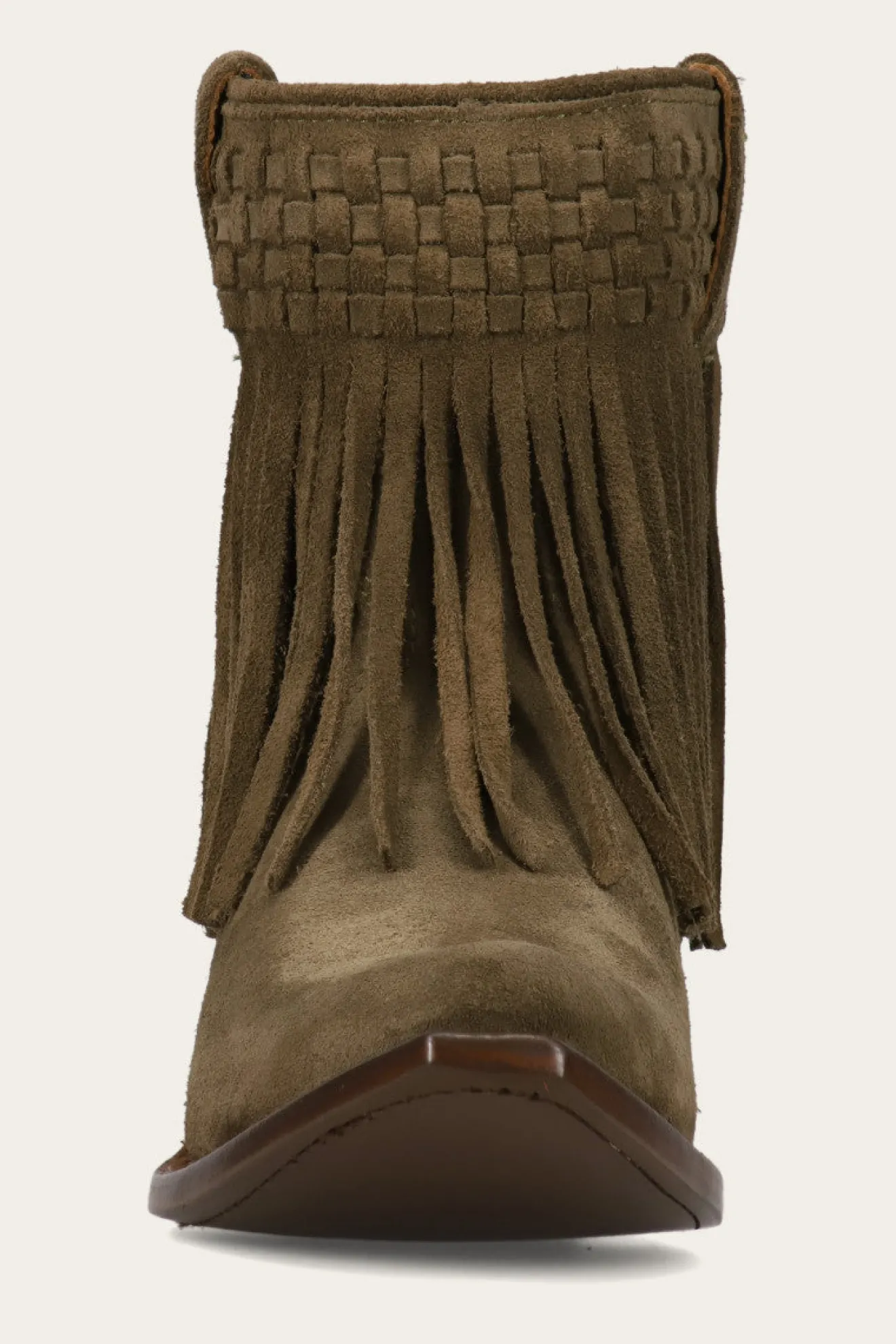 Sacha Short Fringe Bootie^Frye New
