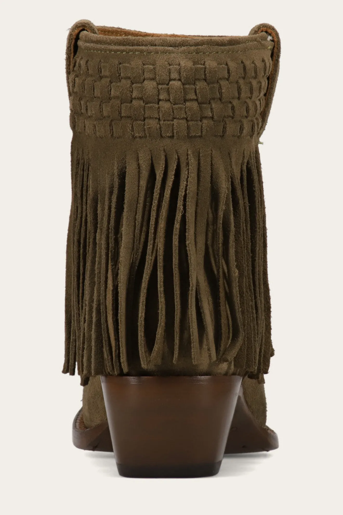 Sacha Short Fringe Bootie^Frye New