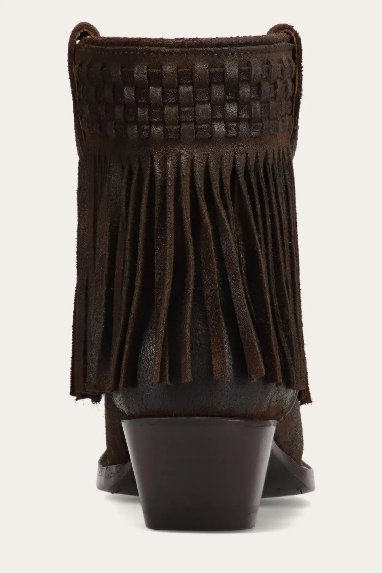 Sacha Short Fringe Bootie^Frye New