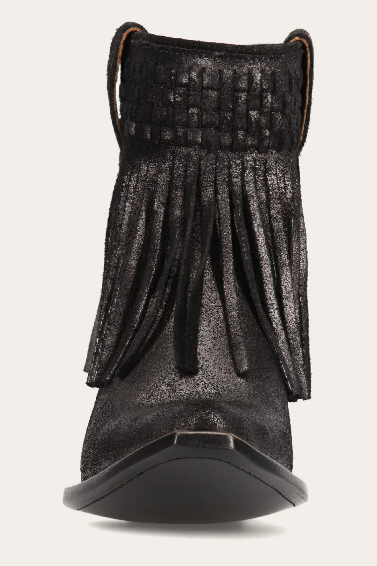 Sacha Short Fringe Bootie^Frye New