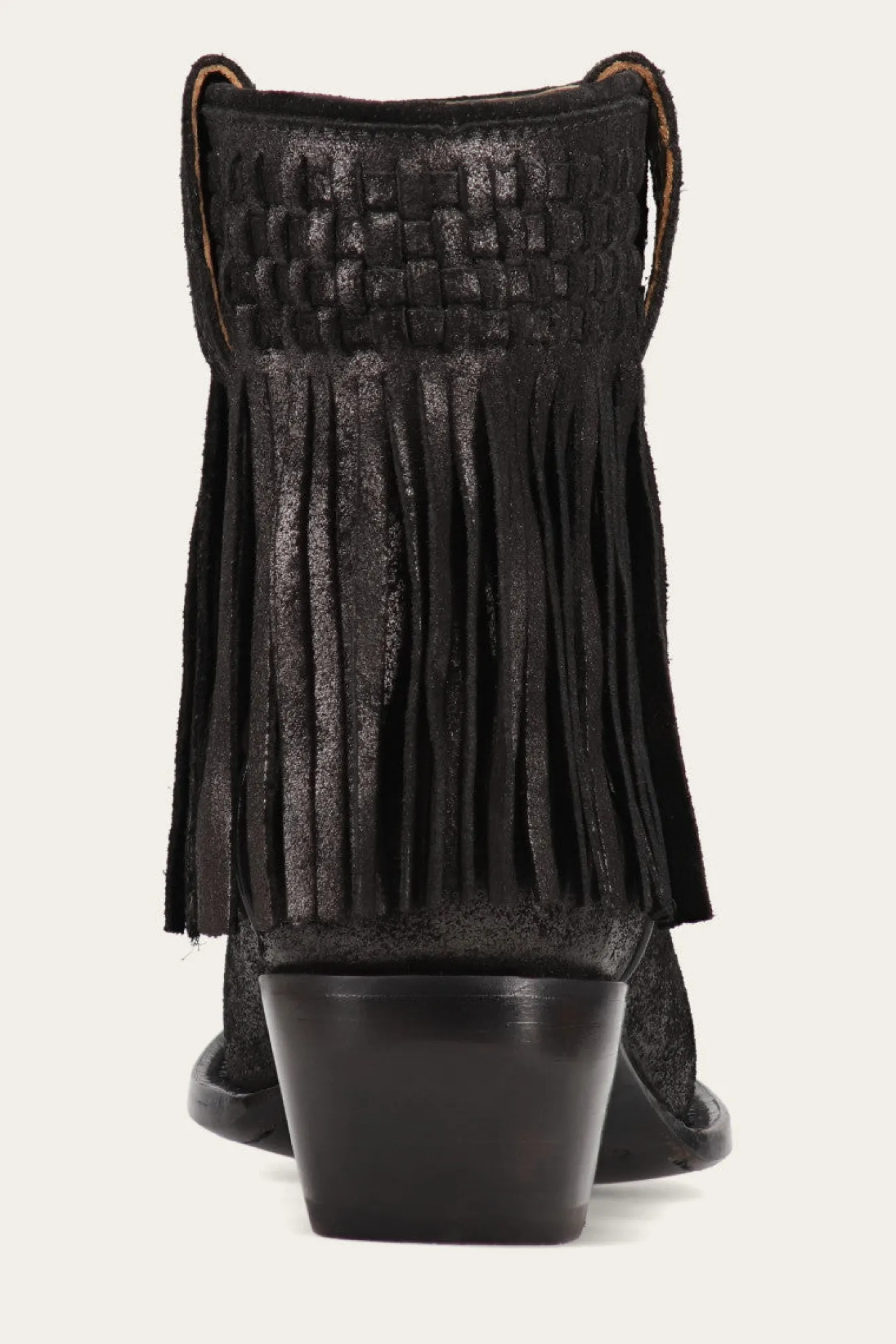 Sacha Short Fringe Bootie^Frye New