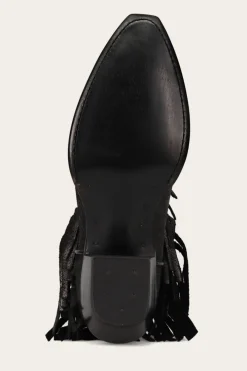 Sacha Short Fringe Bootie^Frye New