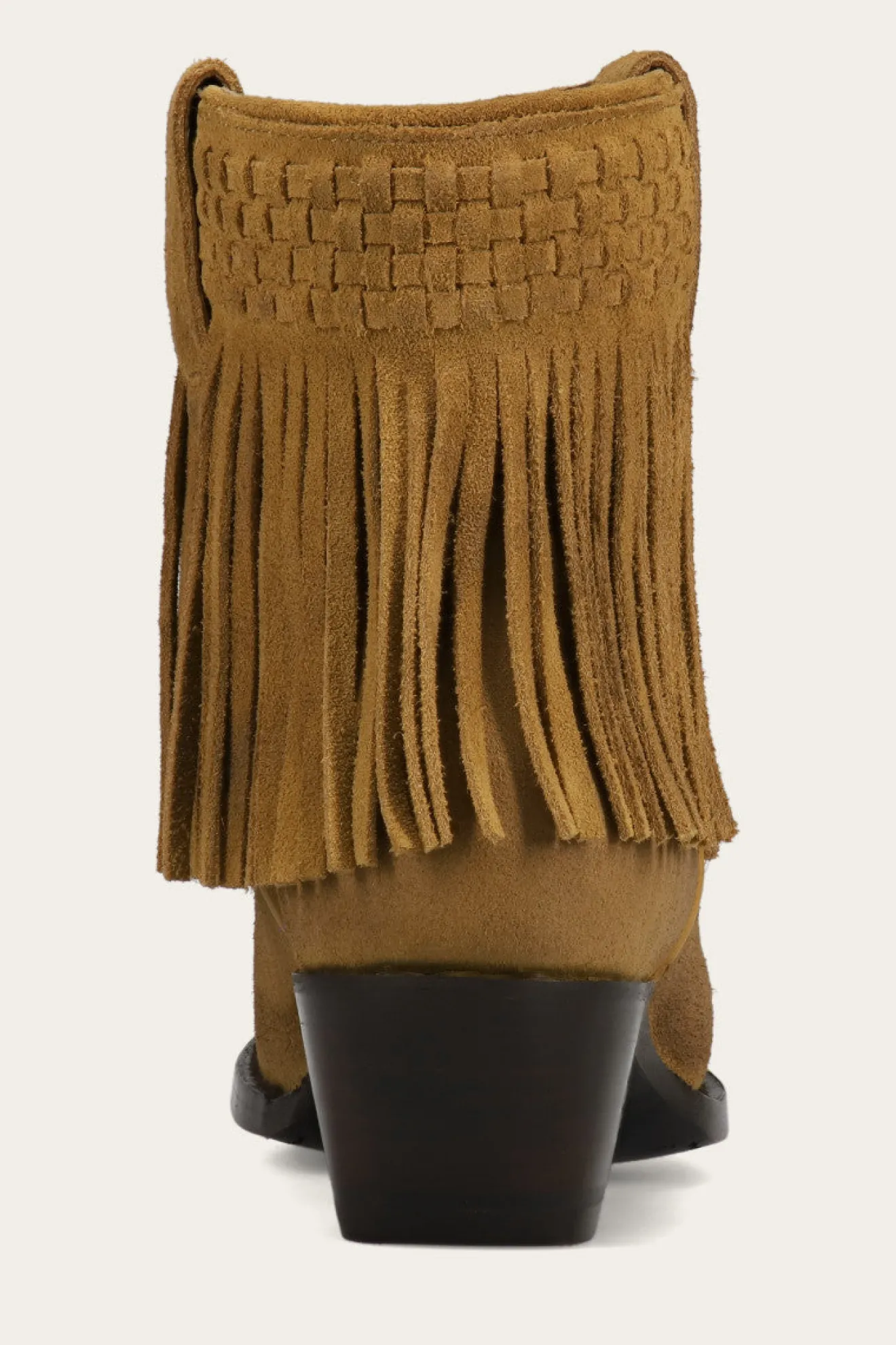Sacha Short Fringe Bootie^Frye New