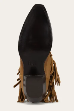 Sacha Short Fringe Bootie^Frye New